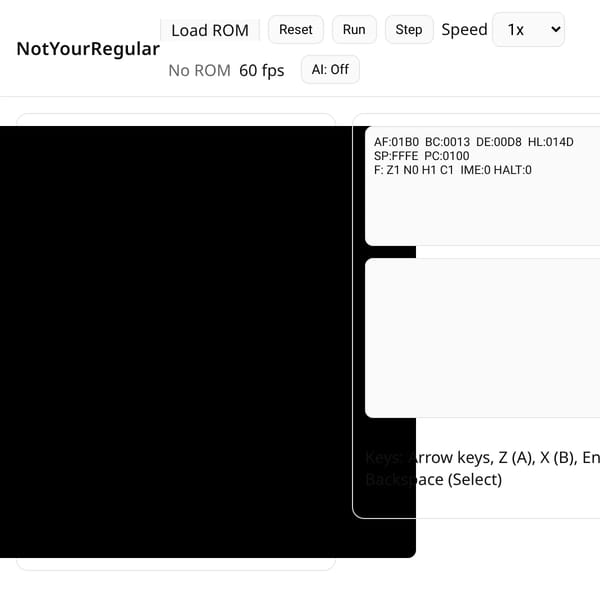 NotYourRegular AI emulator