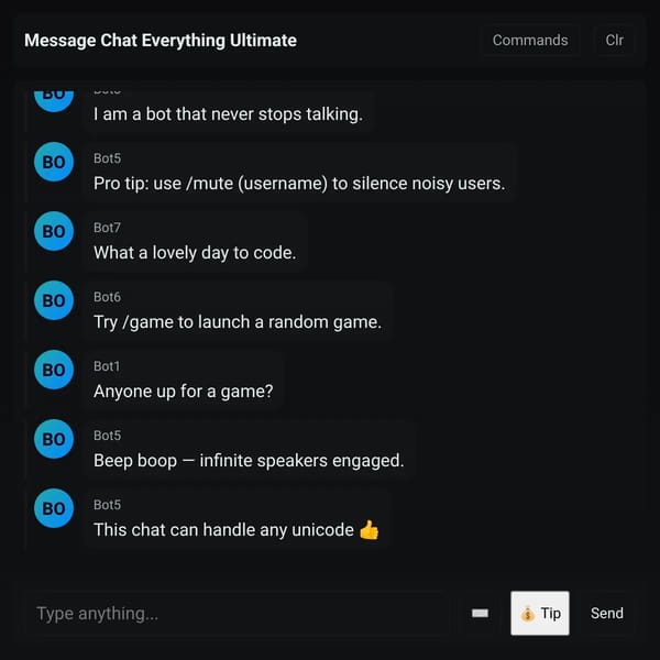 Message Chat Everything Ultimate