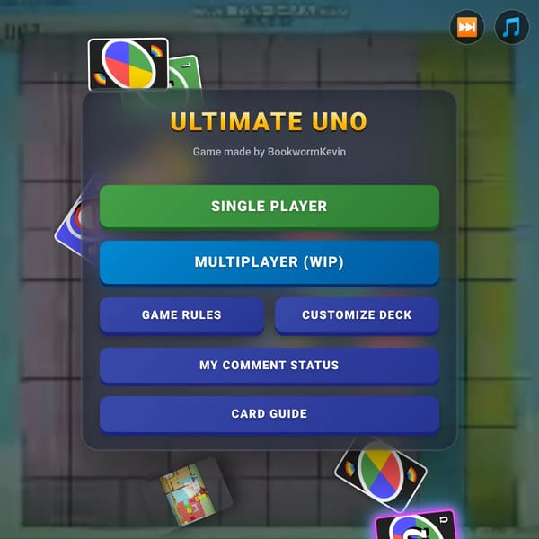 let's play uno (adding or removing your comments)