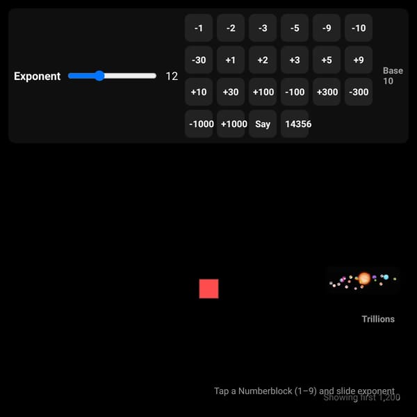 ☆NEW! Numberblocks Exponent Simulator 1-infinities☆