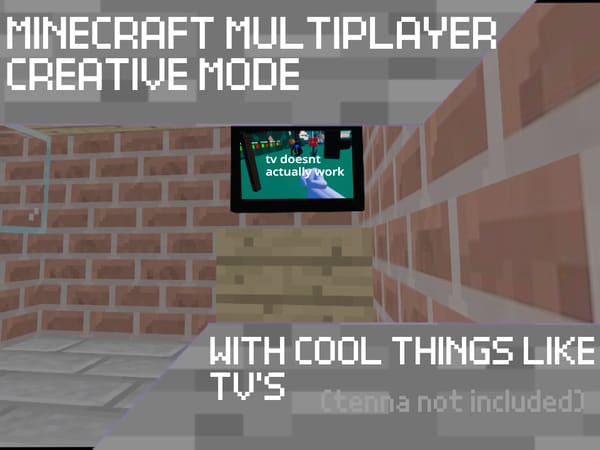 minecraft creative mode multiplayer with cool thingd