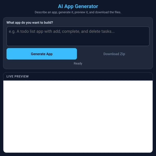 AI App Generator