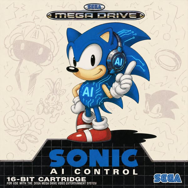 Sonic The Hedgehog But a AI CONTROL