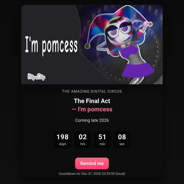 The Amazing Digital Circus — Final Act