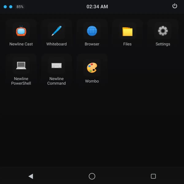 Newline Emulator — Android 15