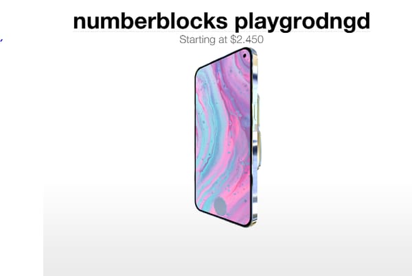 numberblocks playground