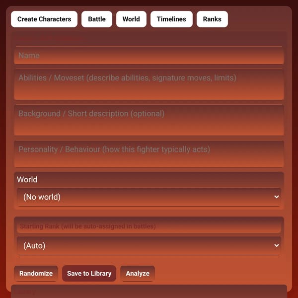 Battle Generator