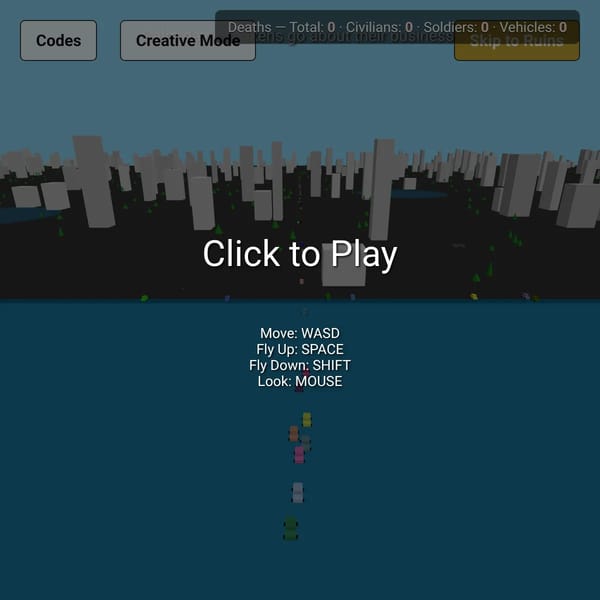 City in war