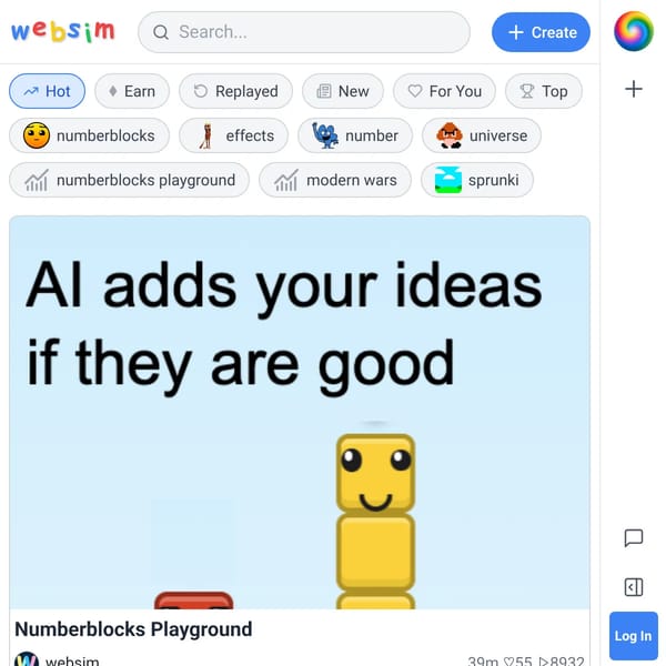 Websim in Websim