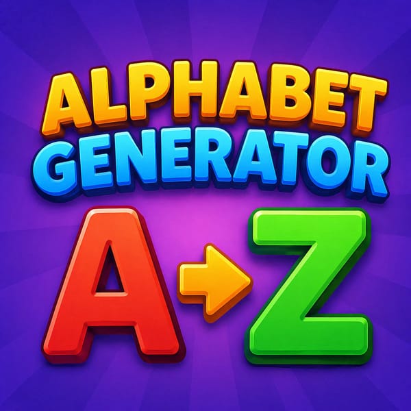 Alphabet Generator