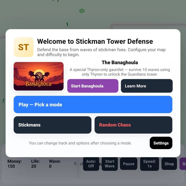 Stickman Tower Defense