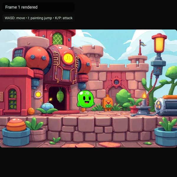 Jelly Boy 64 (AI frame-by-frame)