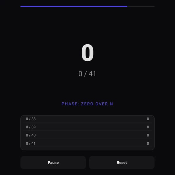 Mathematical Counter Sequence