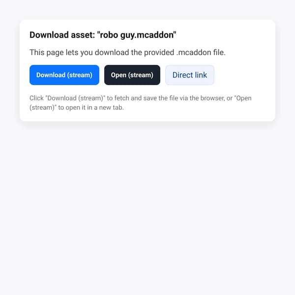Download: robo guy.mcaddon