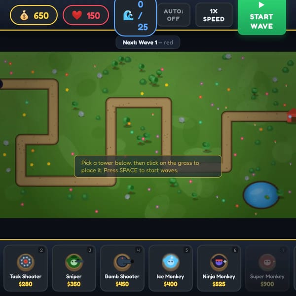 Bloons TD — Monkey Defense