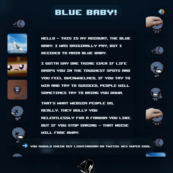 Blue Baby — Profile Intro
