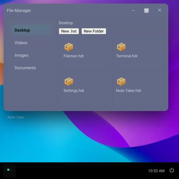 Project screenshot