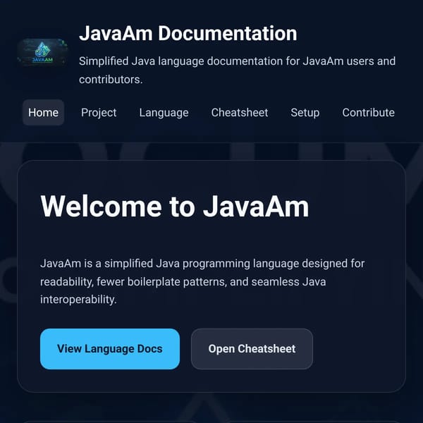 JavaAm Docs