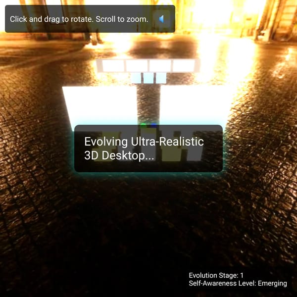 Ultra-Realistic 3D Desktop Manager - Evolved