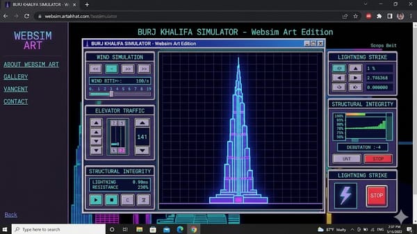 Burj Khalifa Simulator.