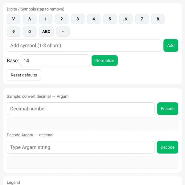 Argam Number Maker
