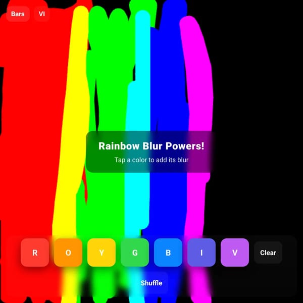 Rainbow Blur Powers