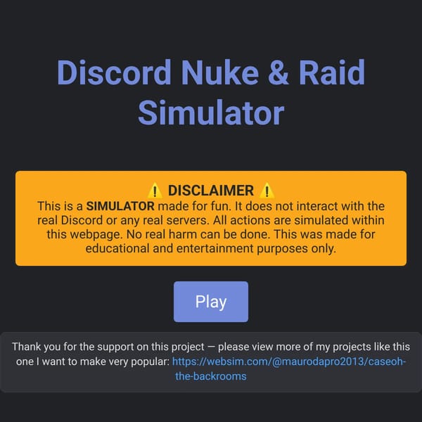 (popular) Discord Nuke & Raid Simulator