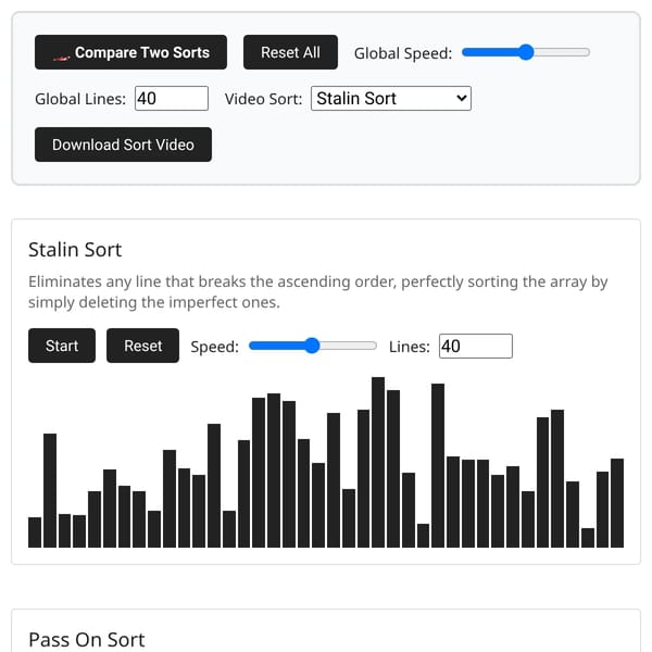 Sorting Algorithms