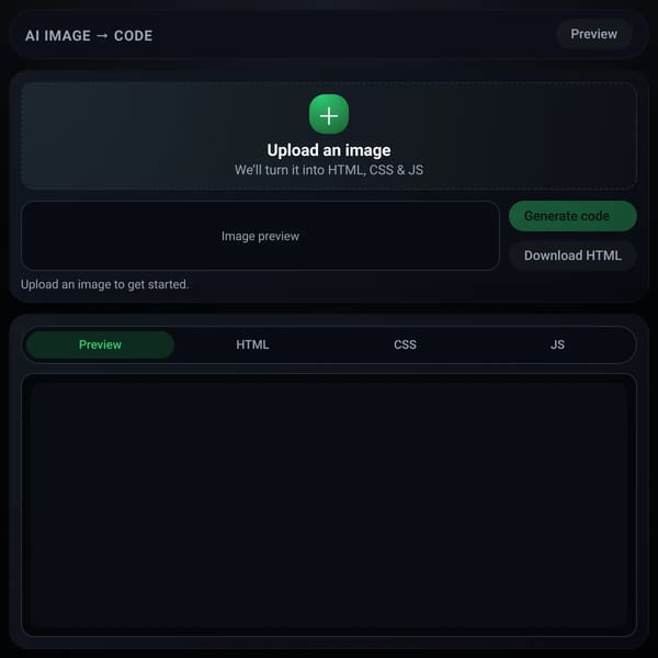 AI Image → Code