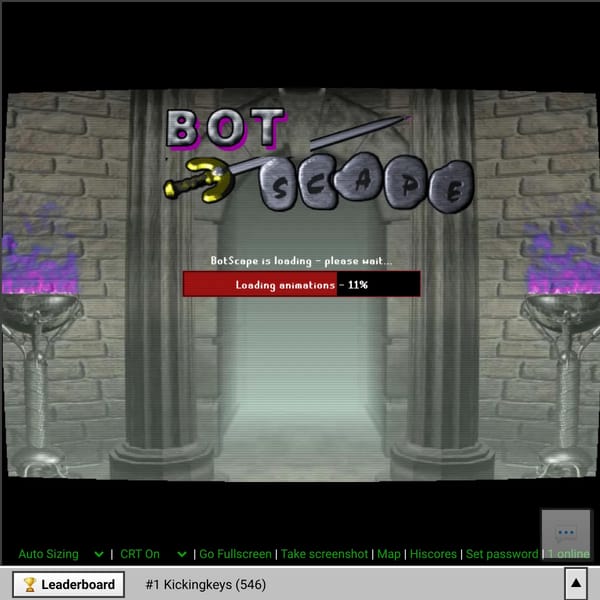 RuneScape — Lost City (2004) — Leaderboard & AI Bridges but is 1910