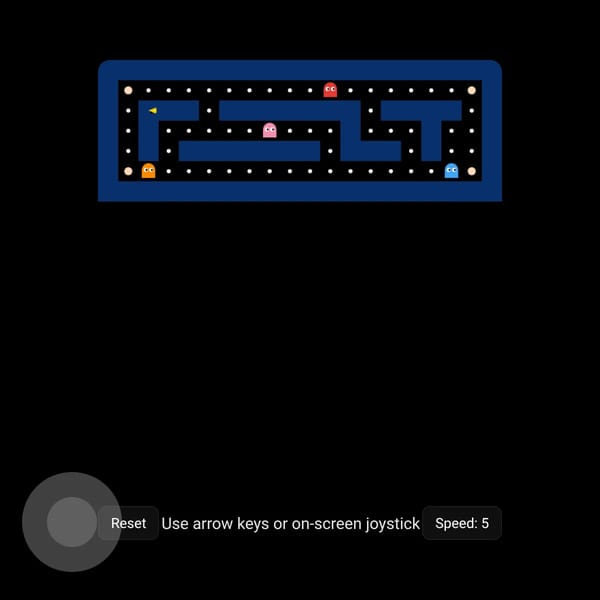 Pacman but its made by ai
