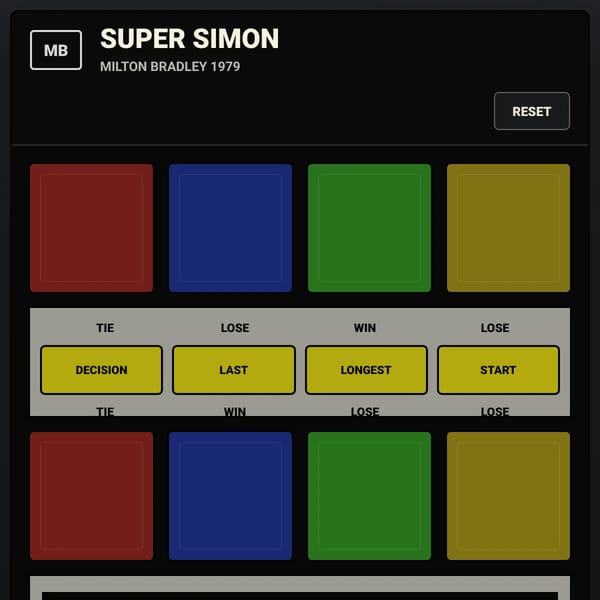 Super Simon — WebSim Port