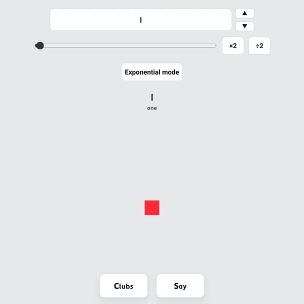 Numberblocks Generator but the limit is infinite.