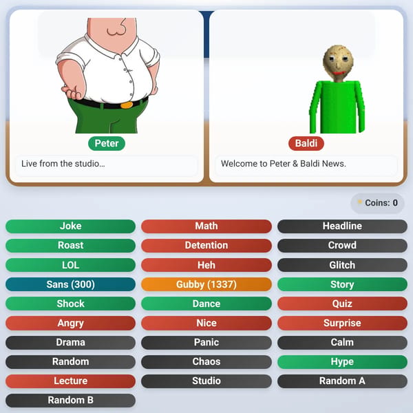Peter & Baldi News
