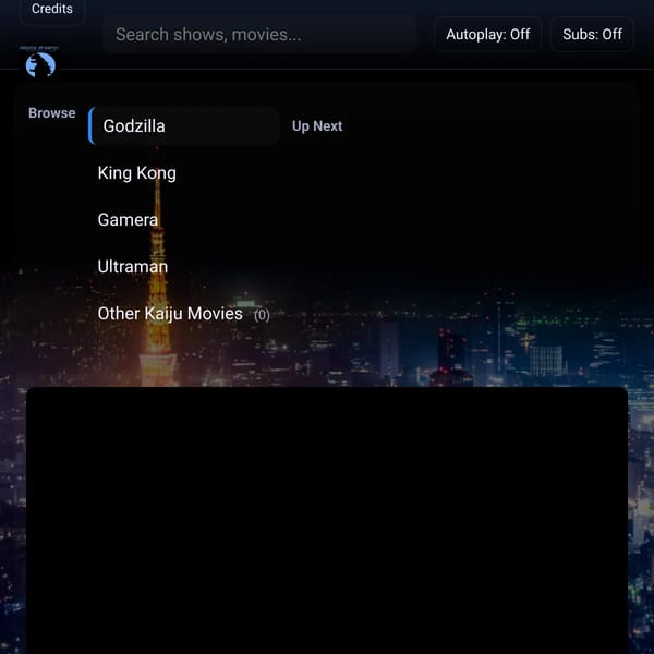 streaming service template