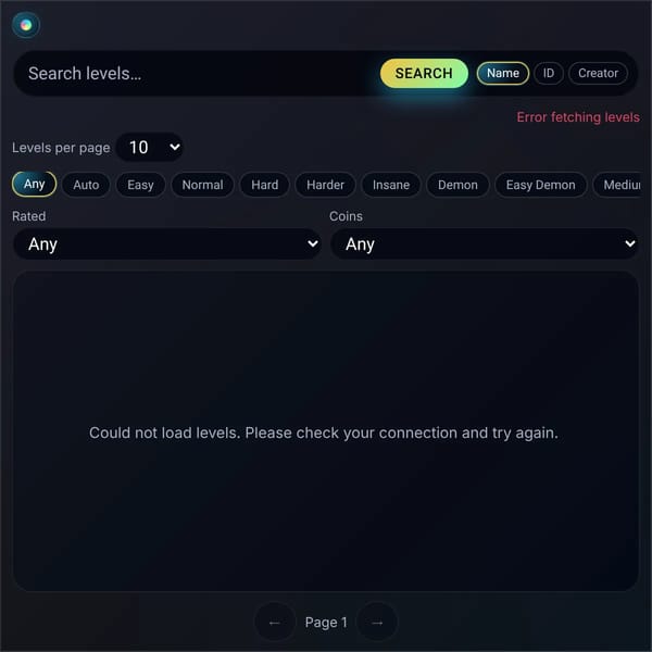 GD Level Browser