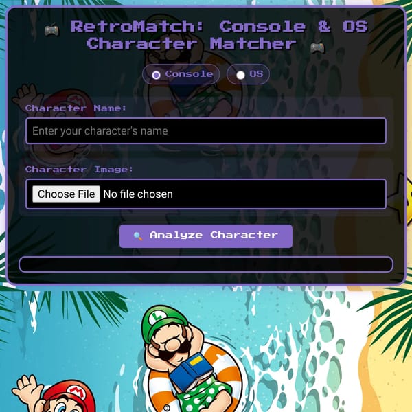 Console Character Analyzer