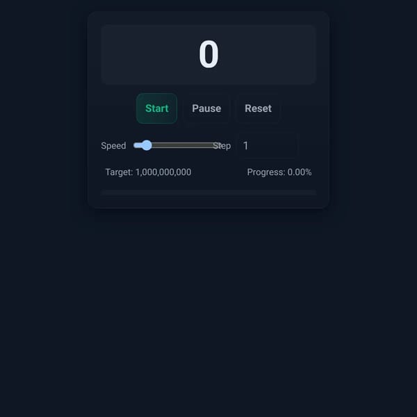 0 to 1,000,000,000
