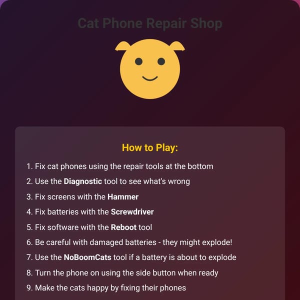 Cat Phone Repair Shop