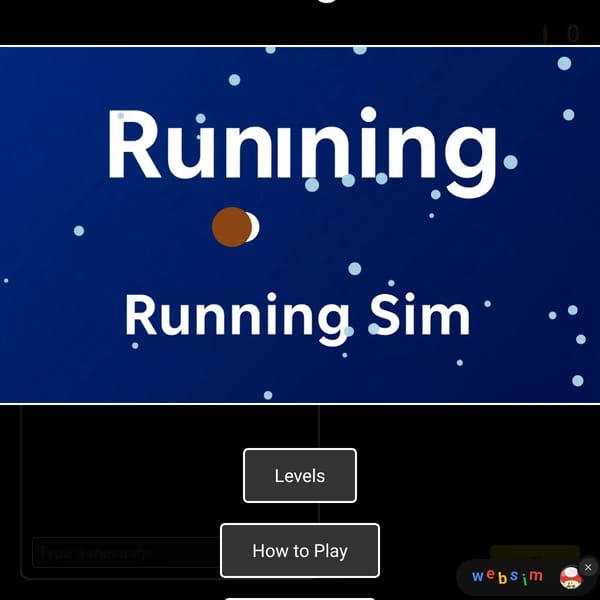 running sim