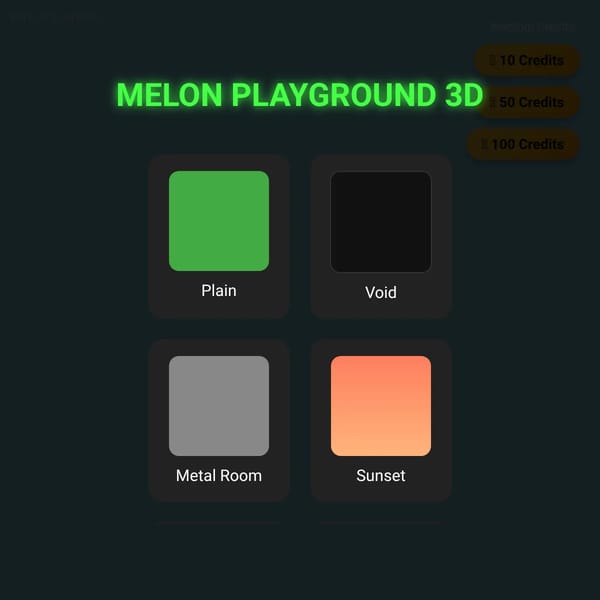 3D Melon Playground