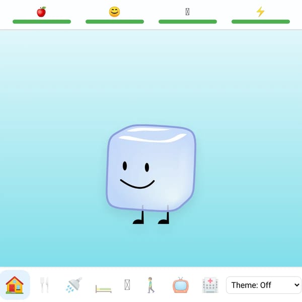 BFDI: Take Care of Ice Cube