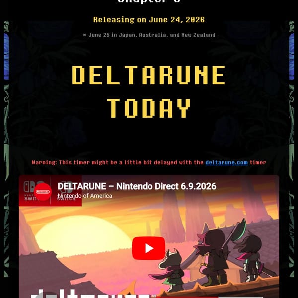 deltarune chapter 5 countdown