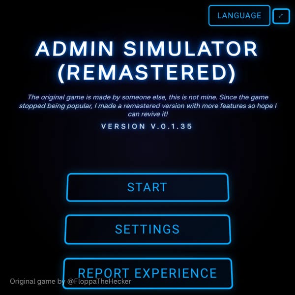 Admin Simulator (Remastered) v. 0.1.35