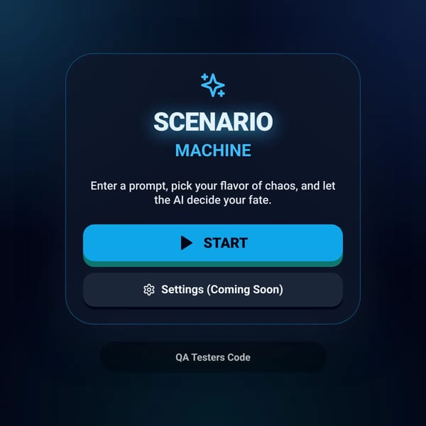 Scenario Machine