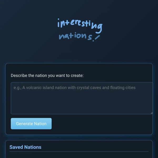 Interesting nations