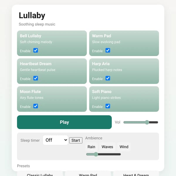 LullabySite