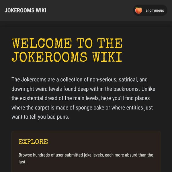 Jokerooms Wiki | The Silliest Backrooms (level 0.00000 incident)