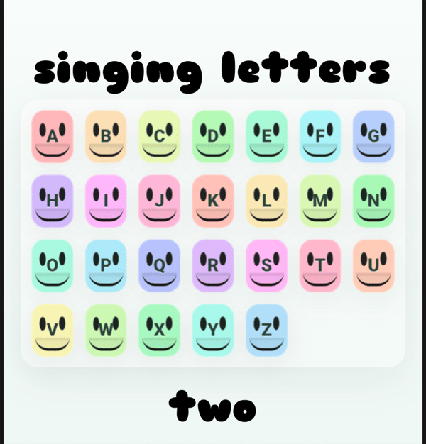 Singing Letters Two