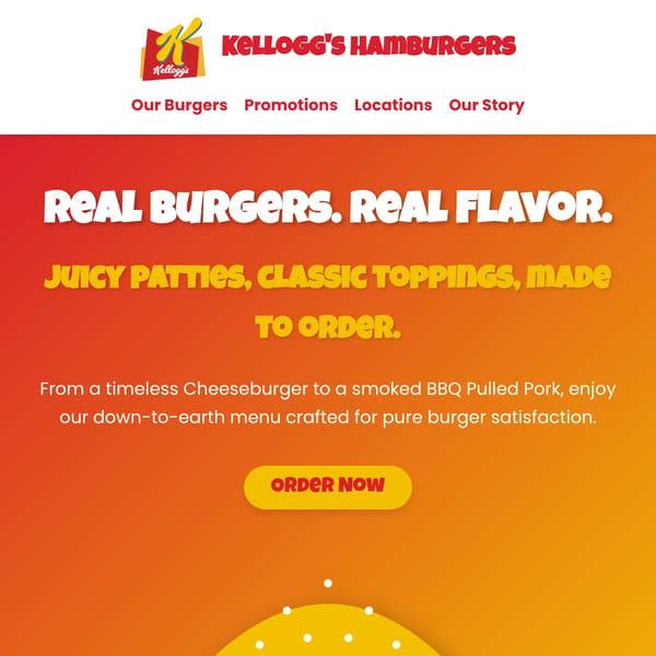 Kellogg's Hamburgers - It's Gr-r-reat!